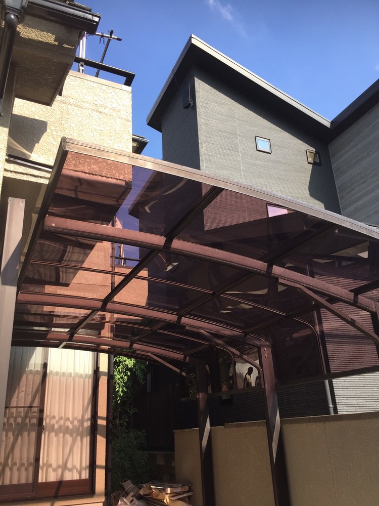 カーポート屋根取付前