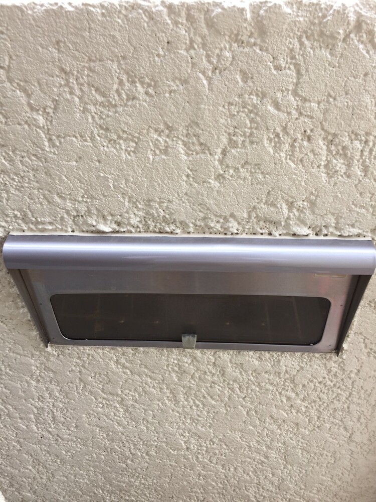 ポストへこみキズ補修　前