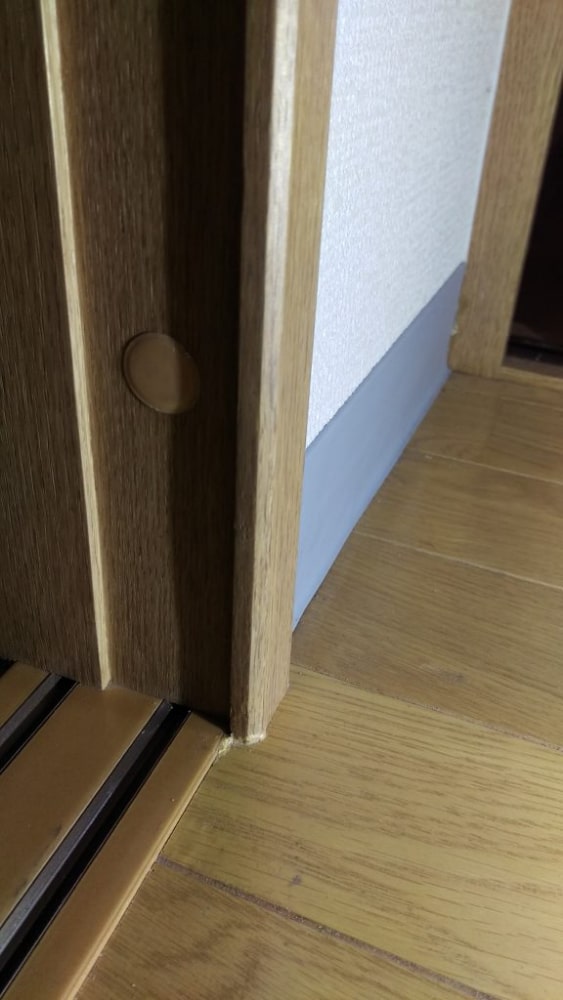 木枠の欠け補修 BEFORE