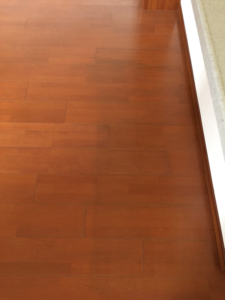 フローリングのめくれとかの補修　兵庫県伊丹市 BEFORE