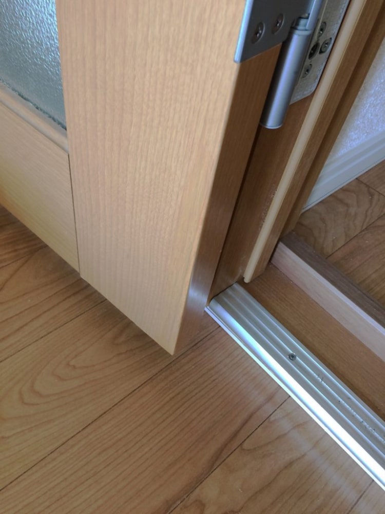 建具のシートはがれ　補修　京都府京都市 BEFORE