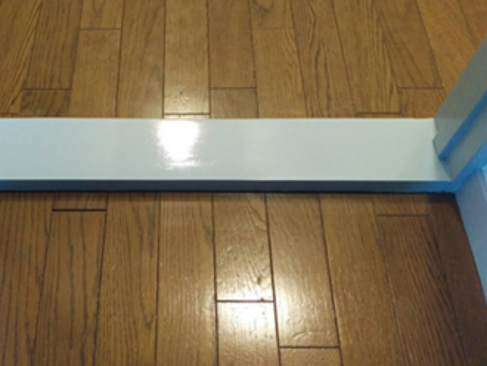 敷居補修　現場　大阪府大阪市 BEFORE