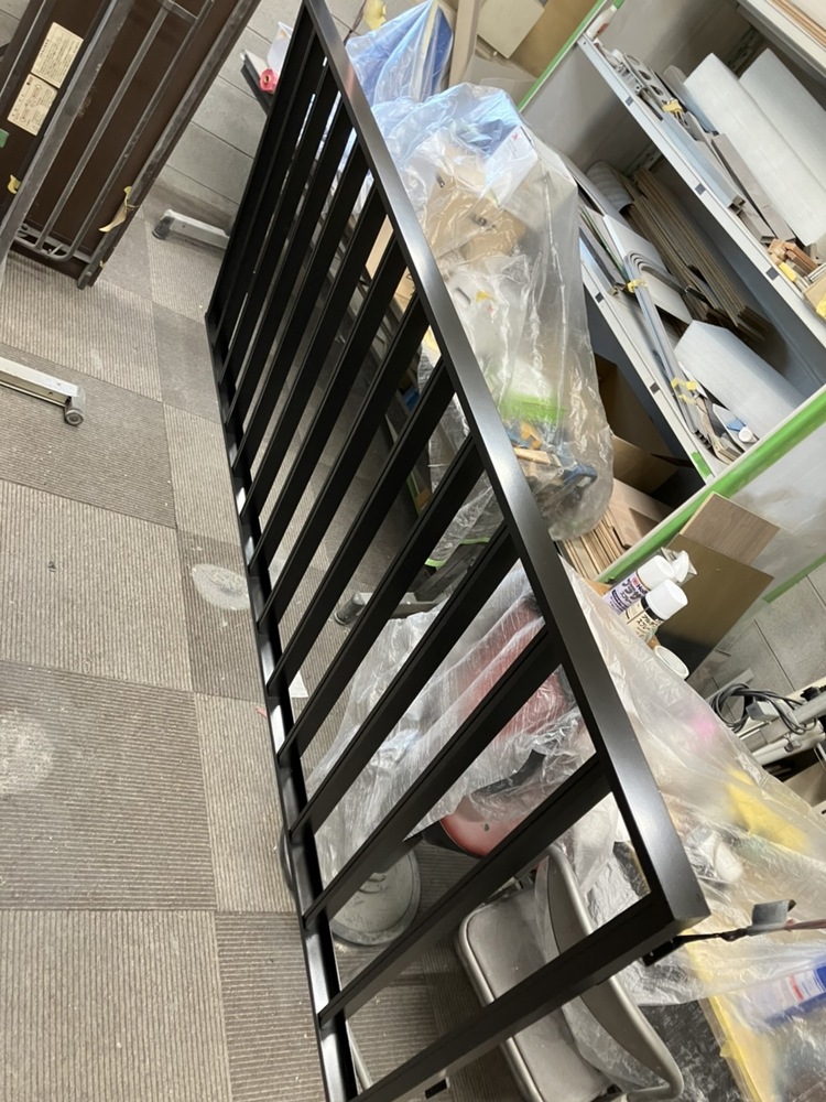 アルミ面格子補修前