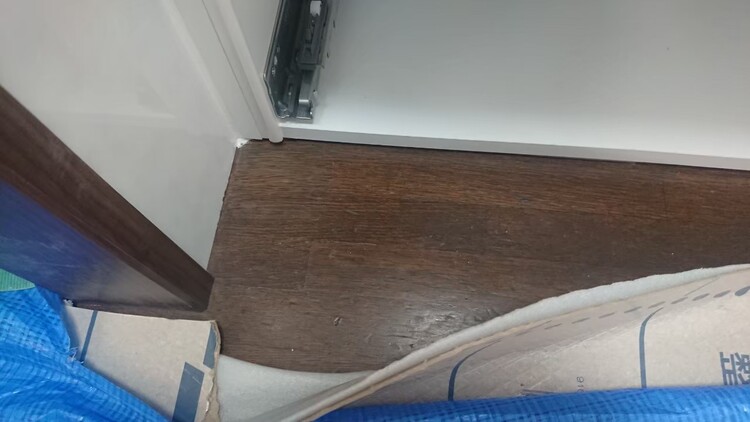 床寸足らず補修前