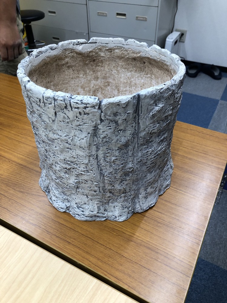 植木鉢リペア前