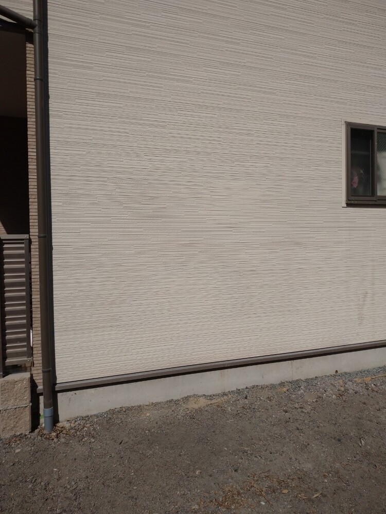 金属サイディング補修前