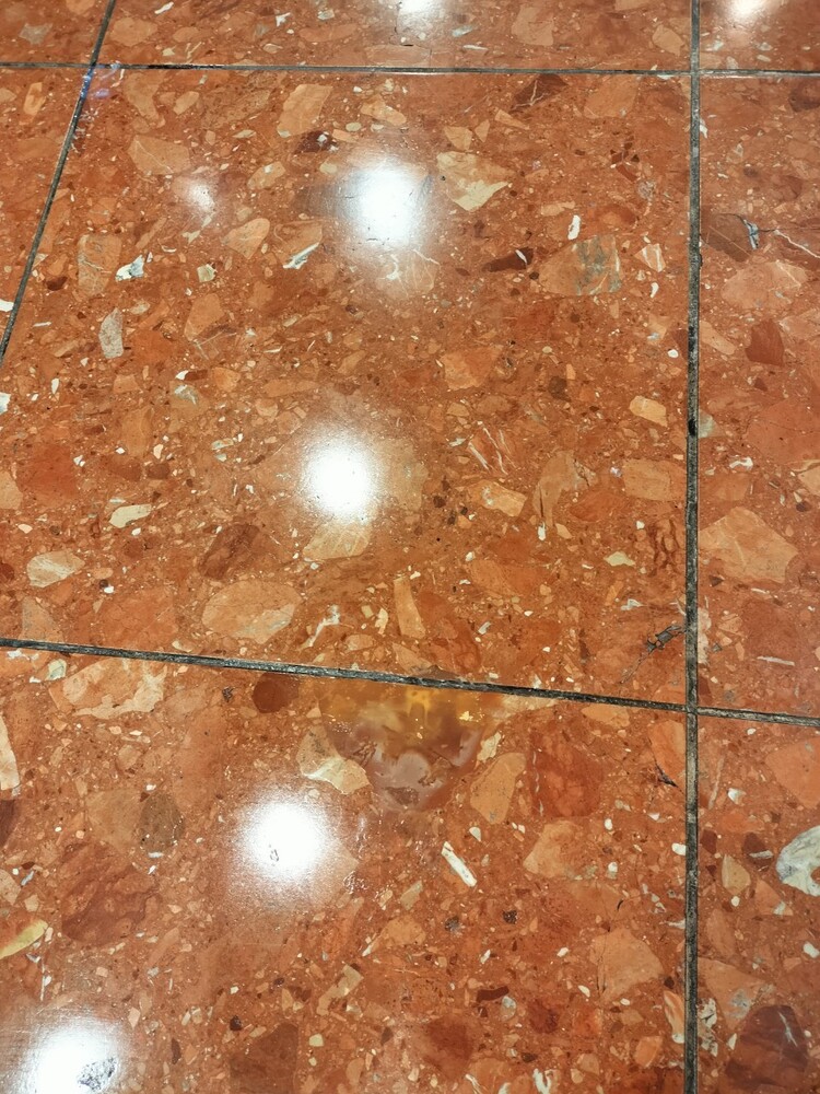 大理石床補修前