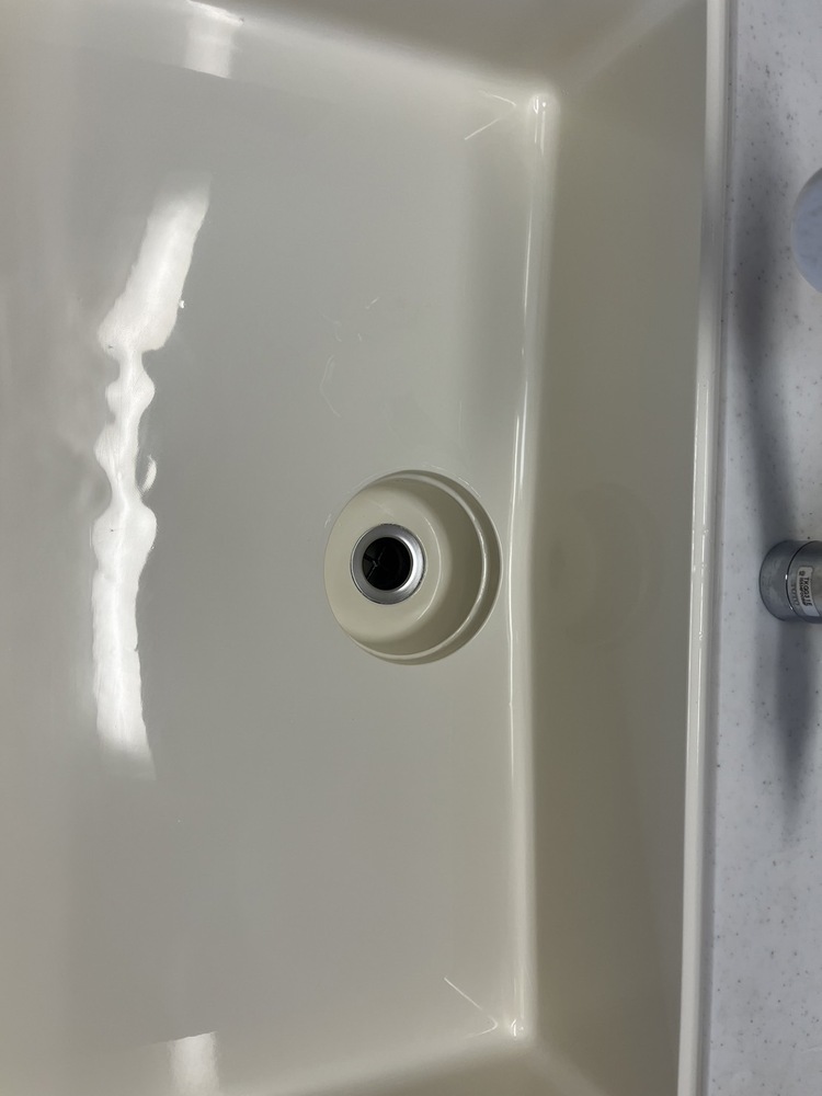 人造大理石シンク補修前