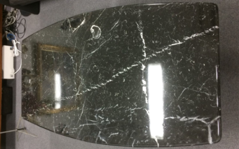 大理石天板割れリペア後