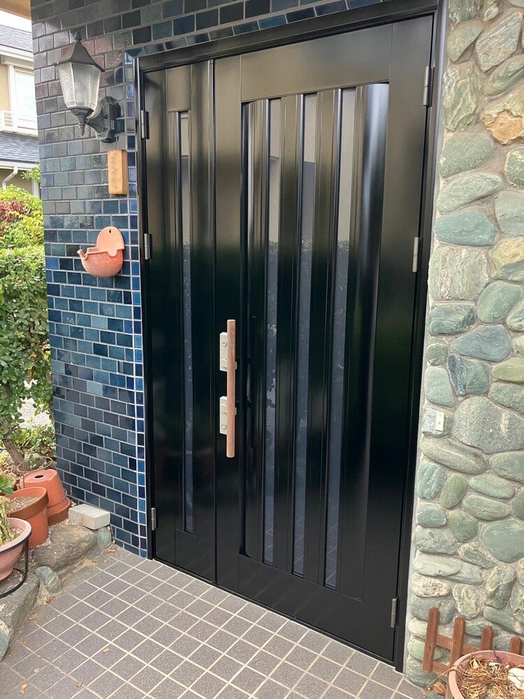 玄関ドア塗装前