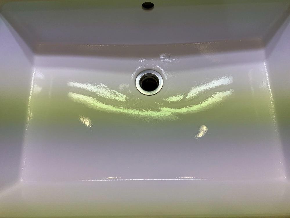 洗面器リペア前